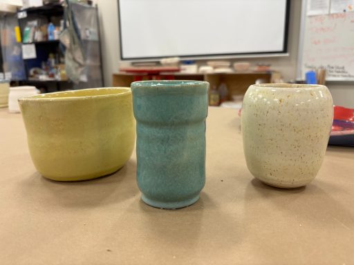 wheel thrown vessels with glaze | love, nina art | ceramics by nina herndon 